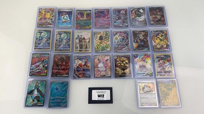 Lot 1412 - Approx. 25 Top Loaded Pokémon cards from...