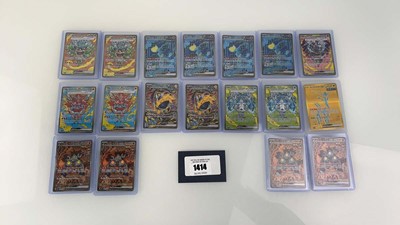 Lot 1414 - 18 Top Loaded Japanese Pokémon TCG: Terastal...
