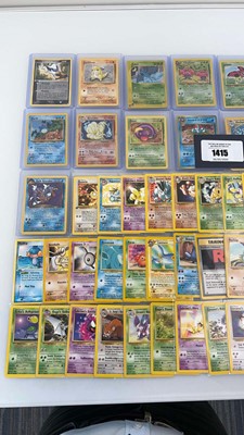 Lot 1415 - Approx. 60 Top Loaded/Sleeved Vintage Pokémon...