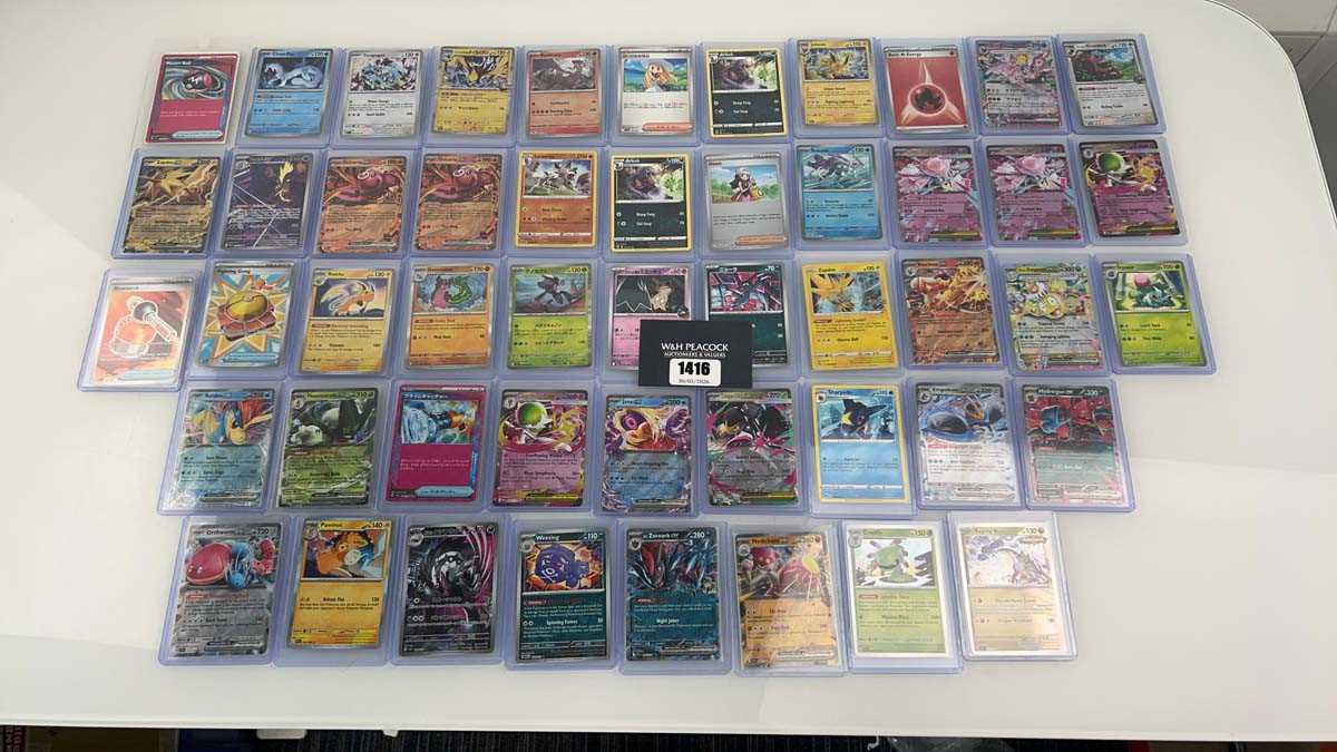 Lot 1416 - Approx. 50 Top Loaded Pokémon cards from...