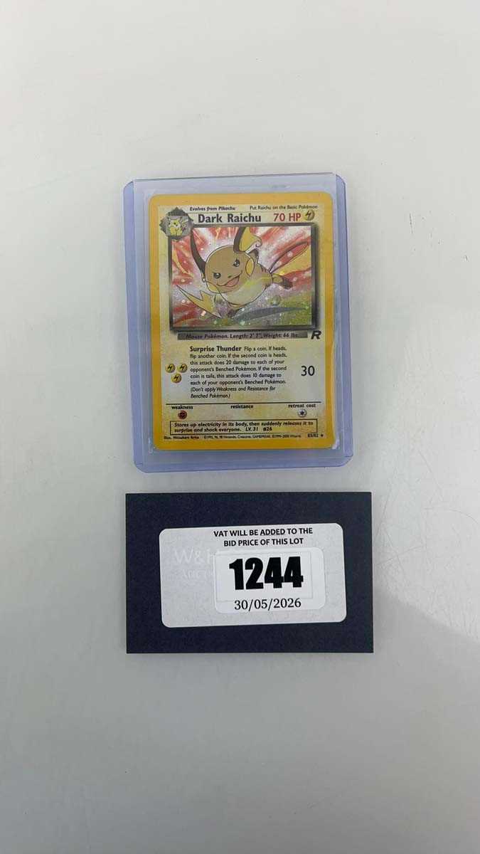 Lot 1244 - Top Loaded Pokémon TCG 2000 Team Rocket #83/82...