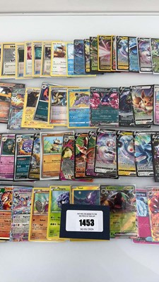 Lot 1453 - Approx. 100 Sleeved Pokémon cards from various...