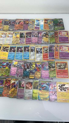 Lot 1454 - Approx. 100 Sleeved Pokémon cards from various...