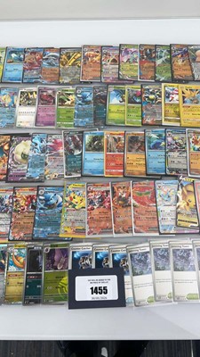 Lot 1455 - Approx. 100 Sleeved Pokémon cards from various...
