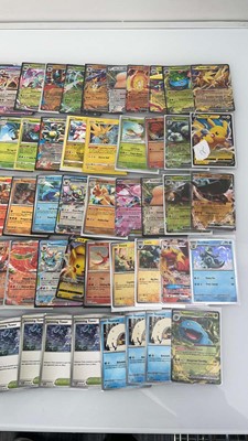 Lot 1455 - Approx. 100 Sleeved Pokémon cards from various...