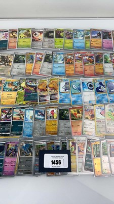 Lot 1456 - Approx. 100 Sleeved Pokémon cards from various...