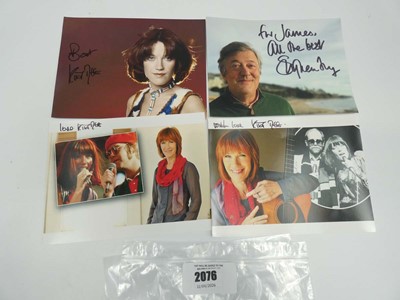 Lot 2076 - 3x signed photos of Kiki Dee (unverified) and...