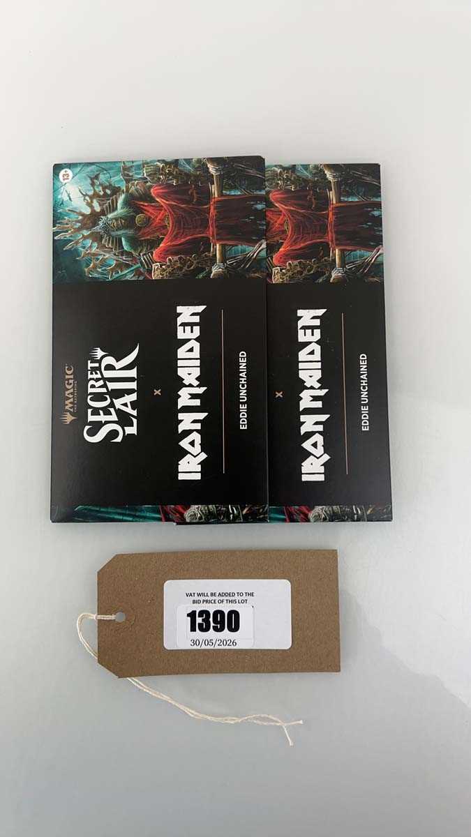 Lot 1390 - 2 Magic The Gathering: Secret Lair x Iron...