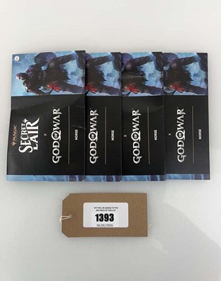 Lot 1393 - 4 Magic The Gathering: Secret Lair x God of...