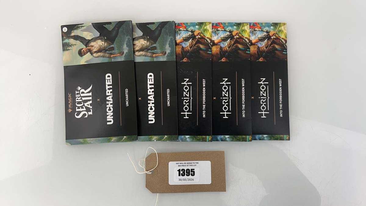 Lot 1395 - (5) Magic The Gathering: Secret Lair - Horizon...
