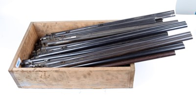 Lot 1653 - (S2)15 x 12 bore double barrels and pair 28...