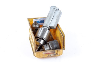 Lot 1656 - 3 Heavy chucks: Jacobs S2 ½ x 20; Rohm S8 1/16...