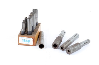 Lot 1659 - 8 Piece expanding arbor set and expanding...