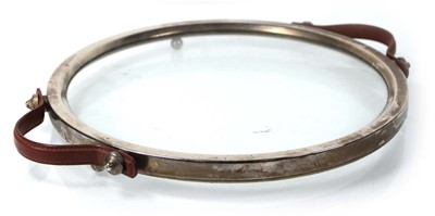 Lot 97 - A porthole design cocktail tray with brown...