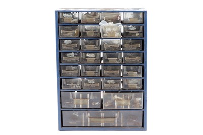 Lot 1676 - 27 Drawer multi drawer cabinet mainly...