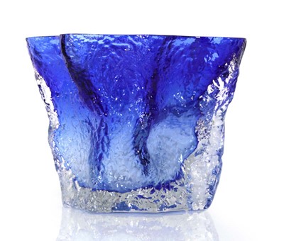 Lot 100 - Kay Blomqvist for Kumela, a textured blue...