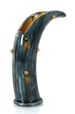 Lot 128 - A Walter Hoyle 'Thorn' vase decorated in a...