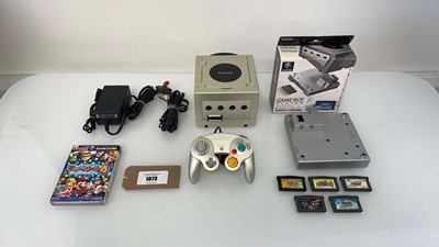 Lot 1073 - NTSC-J Nintendo GameCube, Memory card, GameBoy...
