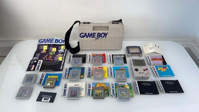 Lot 1082 - Nintendo Gameboy Console Carry Case together...