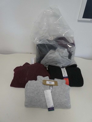 Lot 1717 - Approx. 8 ladies knitted 1/4 zip jumpers by...