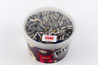 Lot 2580 - Large tub of .38 Spl blank cartridges