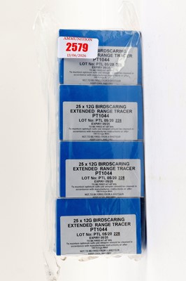 Lot 2579 - (S1) 100 x 12 bore Birdscaring Extended Range...