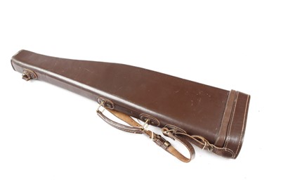Lot 1456 - Leather leg o' mutton gun case