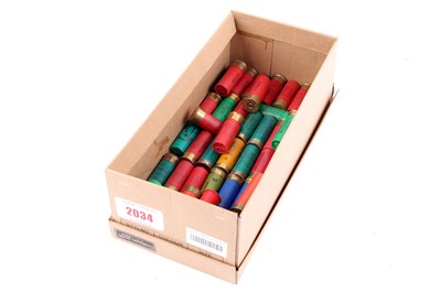 Lot 2034 - (S2) Small tray of assorted 12 bore 2½ ins...