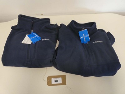 Lot 1740 - ( both XL) x2 Columbia 1/2 zip jumpers.