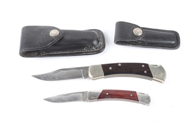 Lot 1009 - Buck 501 pocket knife and Buck 110X Folding...