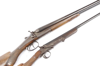 Lot 1819 - (S2) Two together: 12 bore Belgian Double...