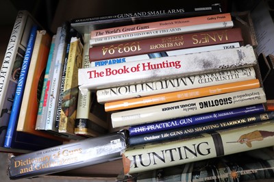 Lot 1328 - Box of shooting related books inc. 'Dictionary...