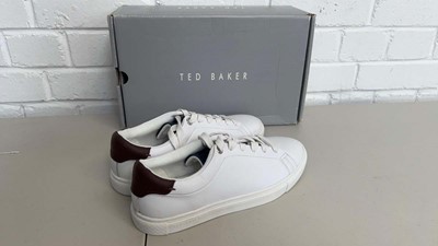 Lot 1772 - Boxed pair of Ted Baker trainers size UK 7.