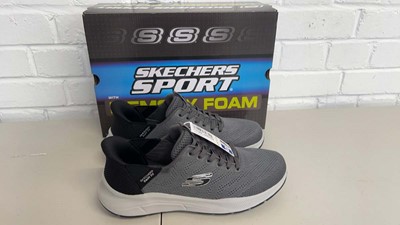 Lot 1777 - Boxed pair of men's Skechers hands free swift...
