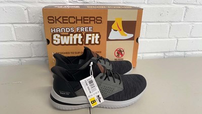 Lot 1779 - Boxed pair of men's Skechers hand free swift...