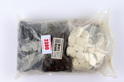 Lot 2380 - Bag of 20 bore and 10 bore top cards and wads