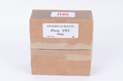 Lot 2917 - 500 x .45 ACP (.452) SWC 200gr GM hardcast heads