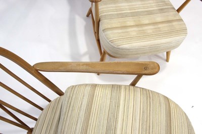 Lot 65 - A pair of Ercol elm and beech Model 305...
