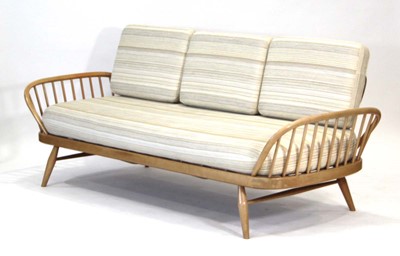 Lot 67 - Lucien Ercolini for Ercol, an elm and beech...