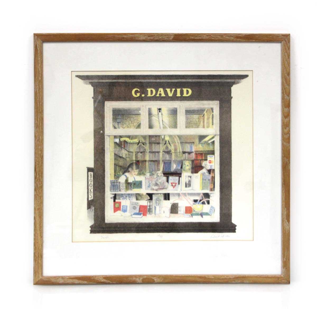 Lot 14 - Richard Sell (1922 – 2008), 'David's Bookshop',...