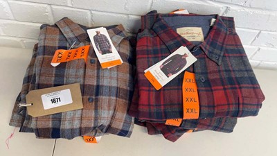 Lot 1871 - Approx. 14 men's Weatherproof vintage flannel...