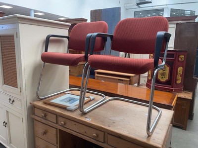 Lot 70 - A pair of 1980's Gordon Russell elbow or...
