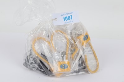 Lot 1067 - Ten various security cables/locks with keys
