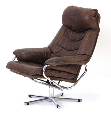 Lot 119 - A 1970's Norwegian reclining armchair...