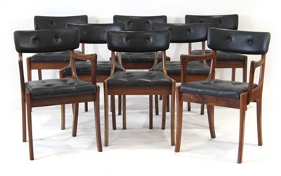 Lot 125 - Peter Hayward for Vanson, a set of eight teak...