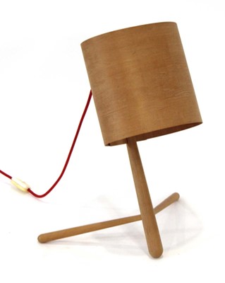 Lot 183 - A contemporary Habitat bentwood desk lamp on a...