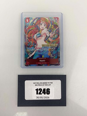 Lot 1246 - Top Loaded One Piece TCG: ST01-007 Nami Event...