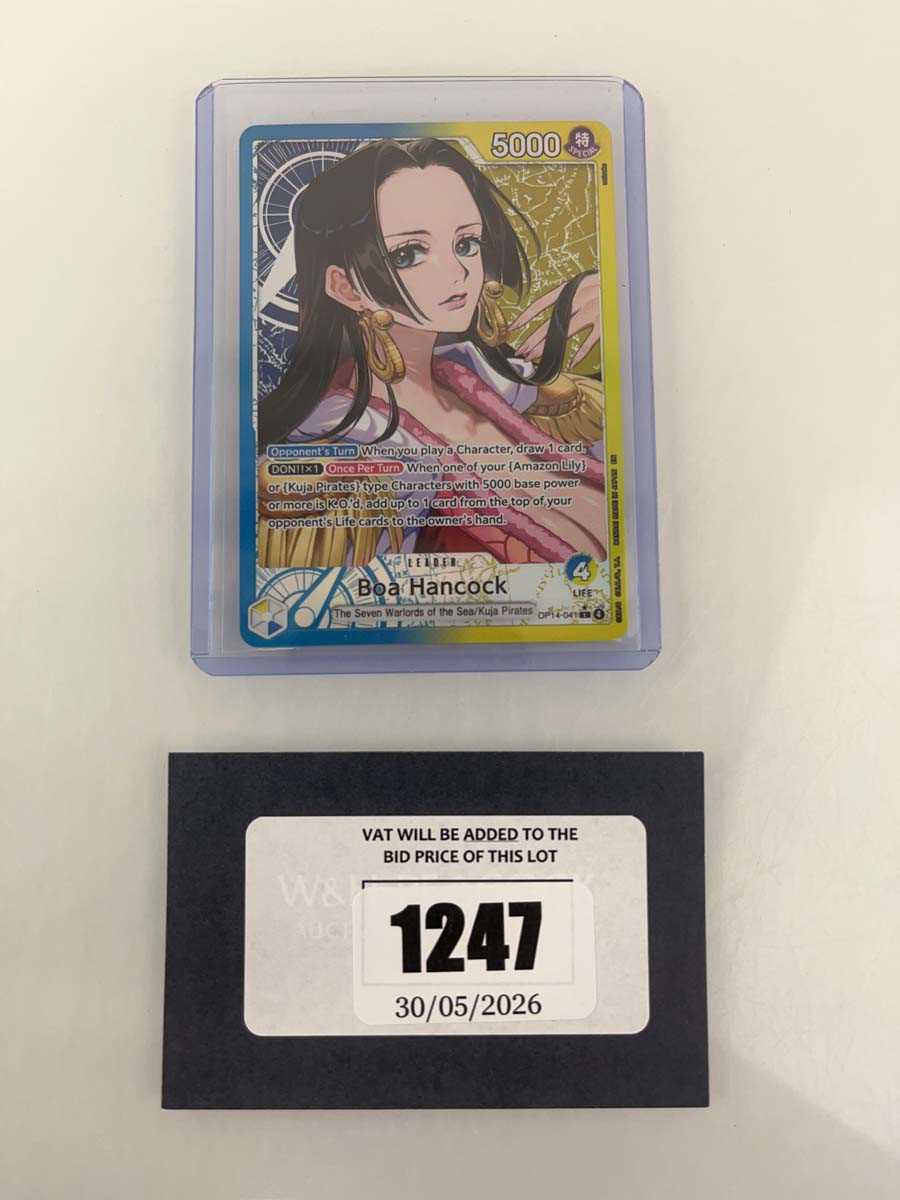 Lot 1247 - Top Loaded One Piece TCG: OP14-041 Boa Hancock...