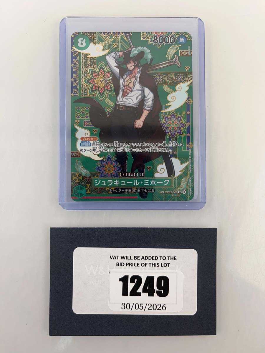 Lot 1249 - Top Loaded One Piece TCG: SP OP12-030 SR JP...