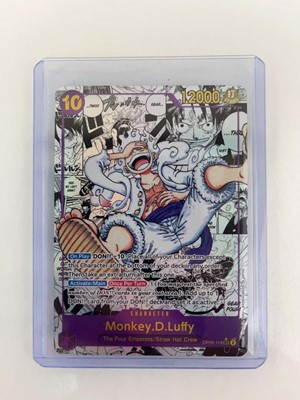 Lot 1250 - Top Loaded One Piece TCG: OP05-119 SEC Monkey...